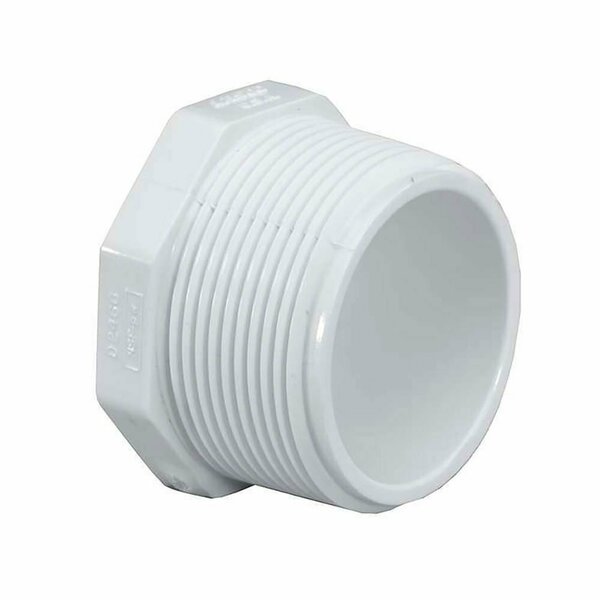 Thrifco Plumbing 4 Inch Threaded PVC Plug SCH 40 8114330